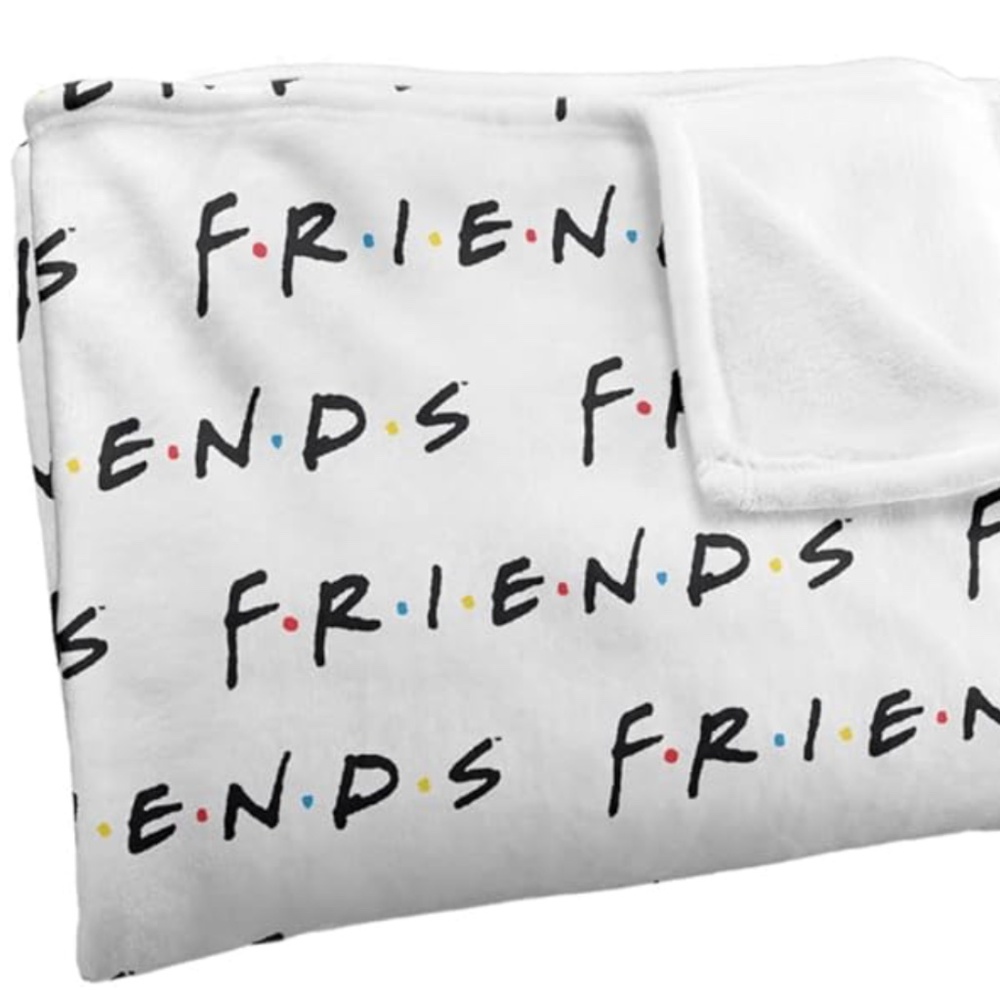 Friends Logo Silky Touch Super Soft Throw Blanket (NWOT)